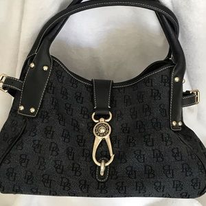 Doomed and Bourke Denim and Leather Bag